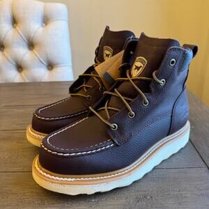 Irish Setter Ashby Work Boots Mens Size 8.5 D 83605 Dark Brown Soft Toe Non Slip